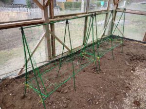 Rankhilfen für Gurken